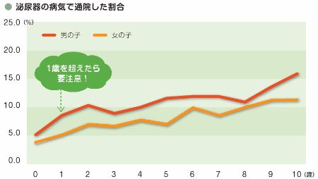 猫の年齢と泌尿器疾患